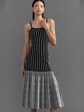 ✨ Anthropologie Sweater Midi Dress Sz LP